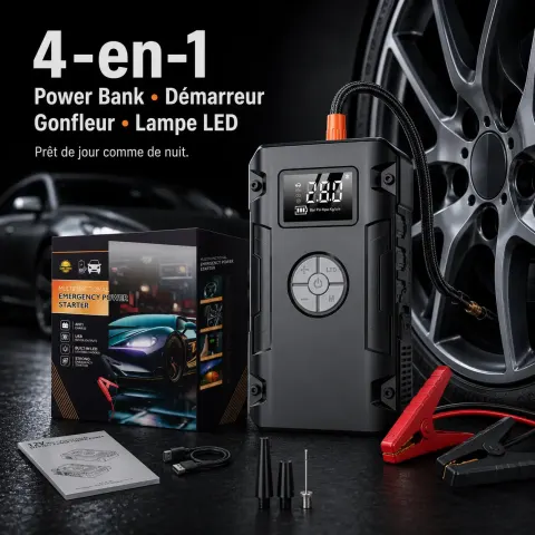 AutoBoost Pro 4-en-1 🚗⚡